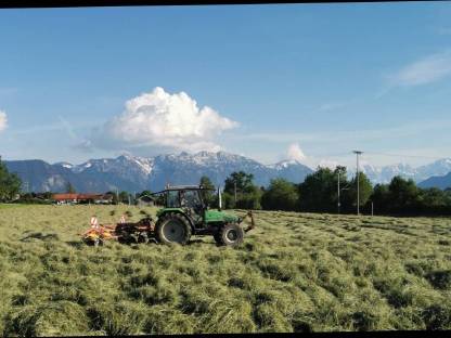 Bild 3:Heu Grummet Rundballen