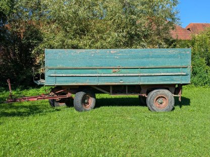 Rieder Traktoranhänger, stabiler Öl-Kipper, 5 t Nutzlast