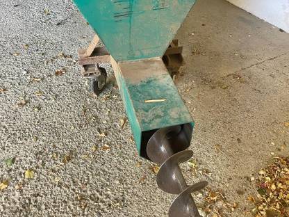 Bild 4:Förderschnecke Hackgut