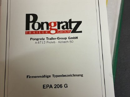 Bild 4:Pkw-Anhänger Pongratz EPA 206 G