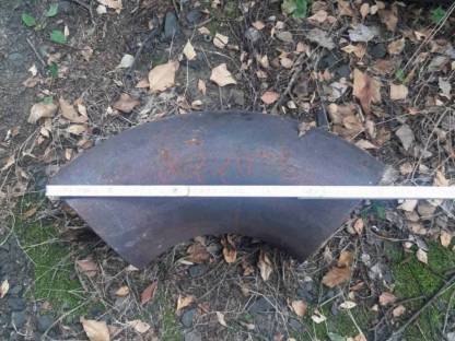 Bild 2:220 mm Rohrbogen Gülletechnik