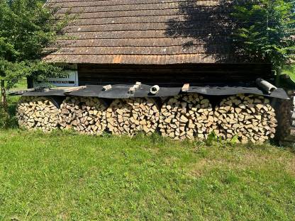 Biologische Scheiter aus Holz