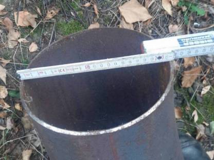 Bild 4:220 mm Rohrbogen Gülletechnik