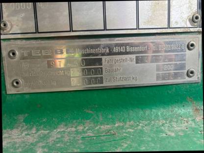 Bild 8:Tebbe ST 450 Anhänger