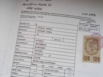 Bild 4:Kawasaki VN 750A/1 Motorrad