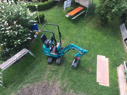 Bild 3:Baggerarbeiten