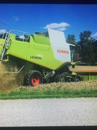 Bild 2:Wir Ernten für Sie Getreide und Körnermais