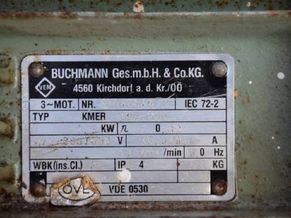 Bild 3:Buchmann Hackschnitzelgebläse S-250