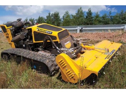 Bild 4:Baumstumpffräsen Mulch- und Mäharbeiten