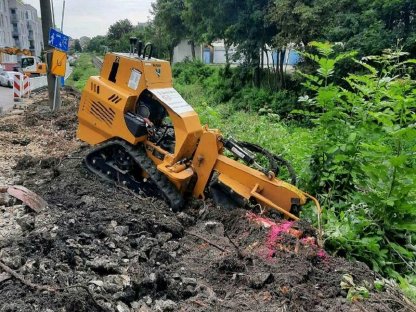 Bild 2:Baumstumpffräsen Mulch- und Mäharbeiten