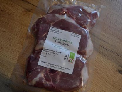 Bild 2:Bio-Lammfleisch