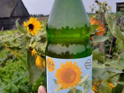 Bild 2:Bio Sonnenblumenöl für Salat, zum Braten / Grillen / Frittieren