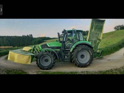 Bild 5:Lohnmähen, Aushilfe Traktorfahrer Maisernte usw.