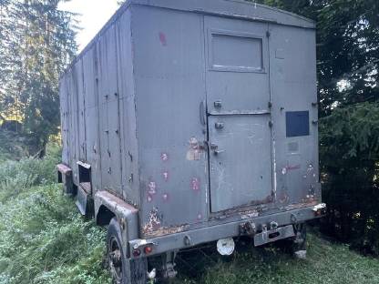 Bauwagen, Jagdhütte, mobiler Hühnerstall