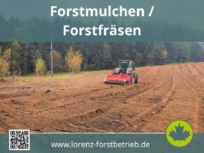 Forstmulchen / Forstfräsen Lohnunternehmen Oberösterreich