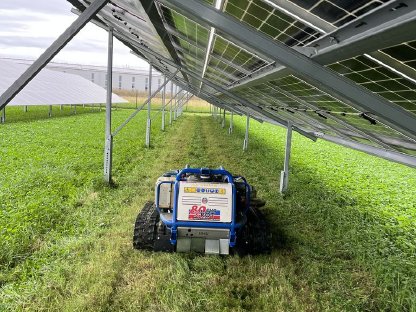 Bild 5:Photovoltaik Pflege/Mulcharbeiten