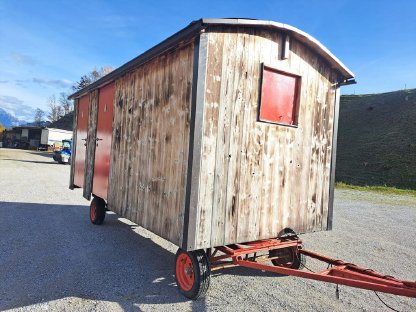 Mobiler Hühnerstall Klo Wagen Bauwagen