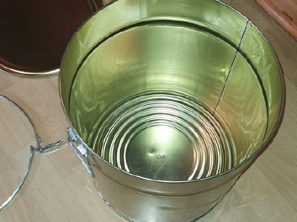 Bild 4:Weißblecheimer, luft- und flüssigkeitsdicht