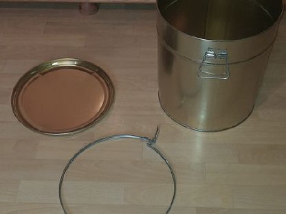 Bild 2:Weißblecheimer, luft- und flüssigkeitsdicht