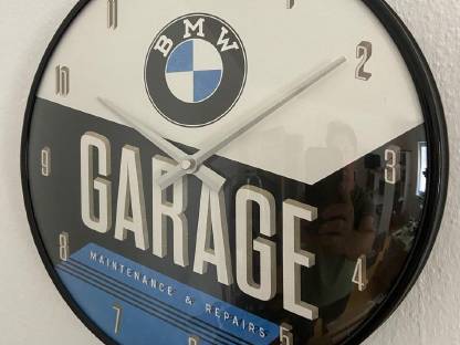 Bmw Garage Wanduhr 31cm Durchmesser