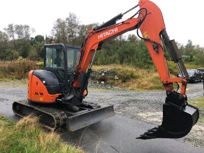 Hitachi ZX48U-5A CLR mit Klima, Radio, hydr. Schnellspanner