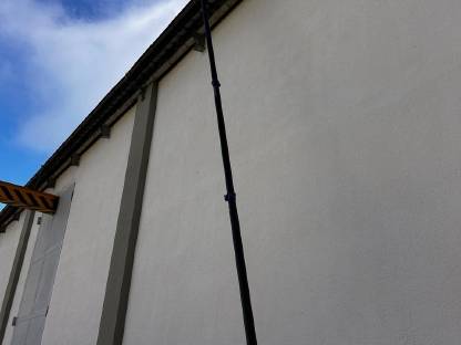 Bild 2:Dachrinnenreinigung