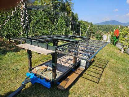 Bild 3:Erntebühne Eigenbau