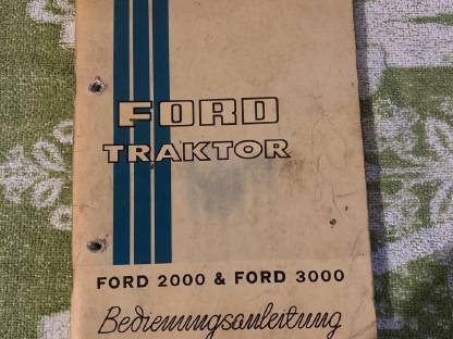 Bedienungsanleitung &Reparaturanleitung Ford 4000