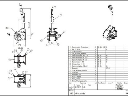 Verkaufe Bauplan zum Bau einer Hilfswinde für eine Seilwinde