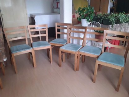 Bild 2:Holzsessel 6 Stk. Eiche