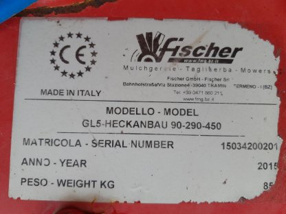 Bild 5:Fischer Scherenmulcher GL5 – Heckanbau