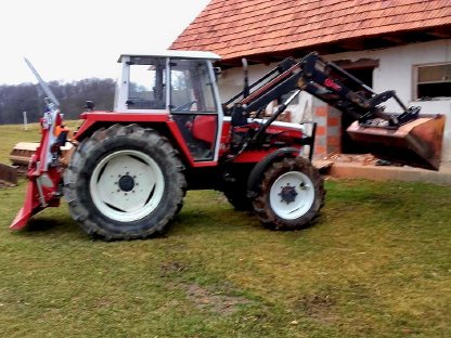 Steyr 8080 SK1 Kabine mit Frontlader