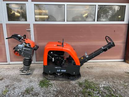 Husqvarna Rüttelplatte LG400 und Stampfer LT6005