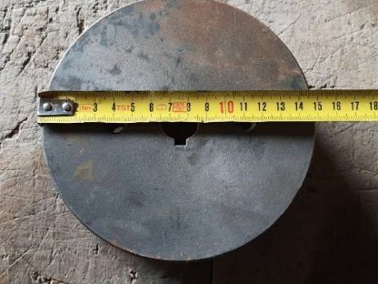 Bild 2:2-rillige Keilriemenscheibe 15 cm Dm.