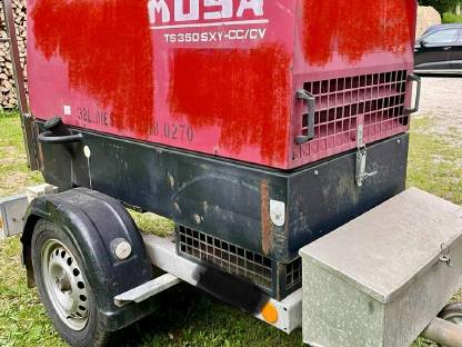 Diesel Notstromaggregat Schweißgenerator 12 kVA MOSA TS350 SXY