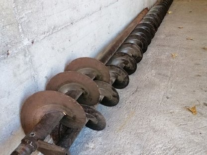 Befüllschnecke, Hackgut, Bunkerbefüllung mit Motor 7,5 kW