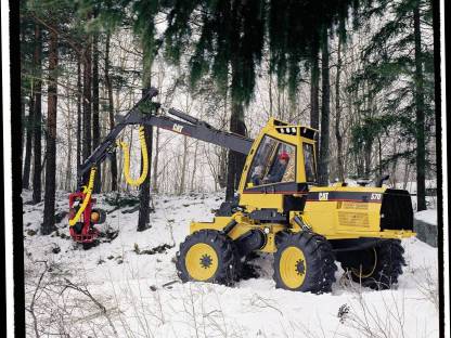 Harvester CAT Skogsjan Ecolog 550 570 487XL