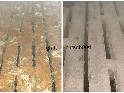 Bild 2:Laufflächenaufrauhen, Beschichtungen, Mobiles-Sandstrahlen