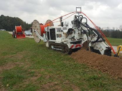 Bild 2:Kabel, Rohre, Drainagen, etc. verlegen