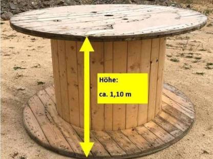 Sonstige Haus und Garten: Neuwertig! Kabelrollen, Tisch rustikal, Kabel