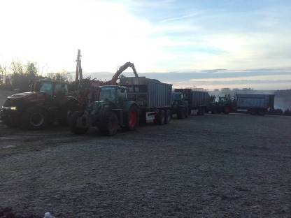 Bild 3:Hackgutlogistik