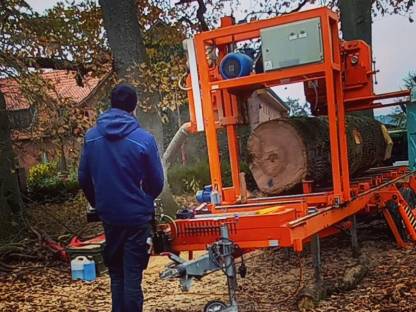 Bild 2:Mobieles Sägewerk