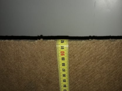 Holzweichfaserplatte, 12 mm Reststück
