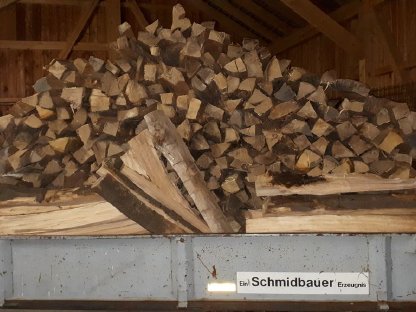 Brennholz - Scheitholz 1 m lang trocken (unterm Dach)