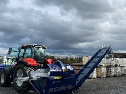 Bild 3:Brennholz Lohnspalten bei ihnen Zuhause