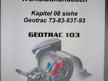 Werksatthanbücher Lindner  Geo 63 -93  und Geo 103