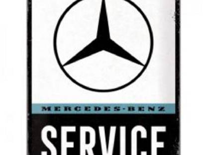 Blechschild 40 x 30 cm Mercedes-Benz Service