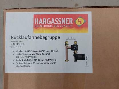 Hargassner Rücklaufanhebegruppe