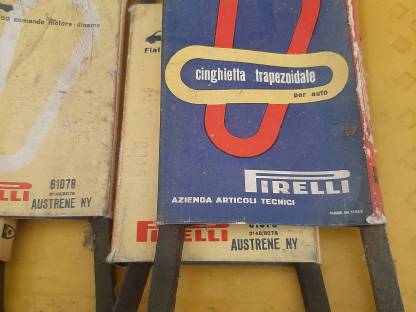 5 Pirelli Keilriemen Fiat 850