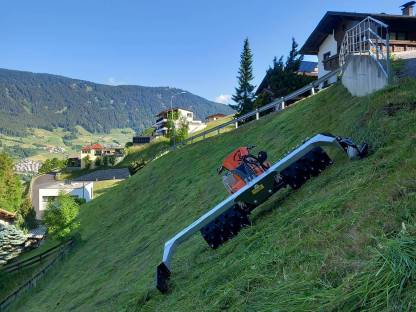 Bild 2:Mulcharbeiten mit Ibex G2